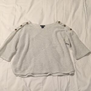 Robert Louis White Knit Sweater